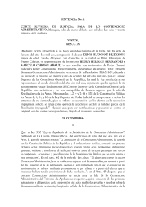 SENTENCIA No. 1. CORTE SUPREMA DE JUSTICIA. SALA DE LO