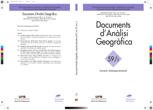 Documents d`Anàlisi Geogràfica - Universitat Autònoma de Barcelona