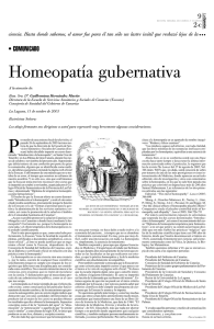 26. Homeopatía gubernativa. - Los Imprescindibles de la Ciencia