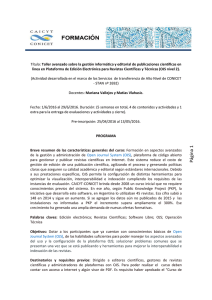 Descargar programa - Centro Argentino de Información Científica y
