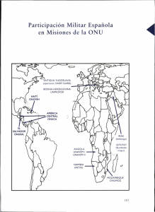 Participación Militar Española en Misiones de la ONU