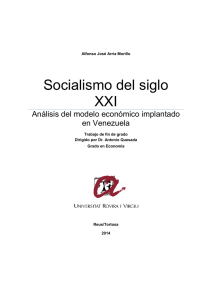 Socialismo del siglo XXI - Facultat d`Economia i Empresa