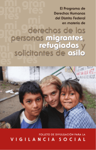 derechos de las personas migrantes, refugiadas y