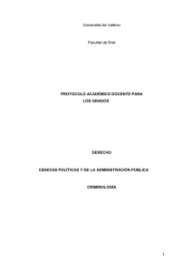 Protocolo docente - Universitat de València