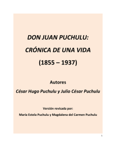 don juan puchulu: crónica de una vida (1855