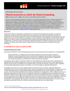 Hitachi presenta su visión de Cloud Computing.