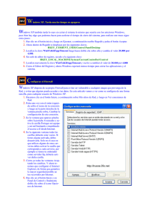 Windows XP, Tarda mucho tiempo en apagarse Windows XP