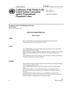 Conference of the Parties to the United Nations Convention against