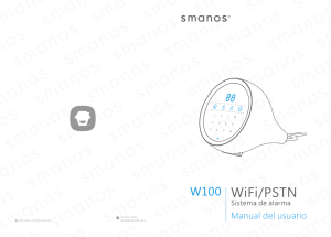 W100 Manual del usuario