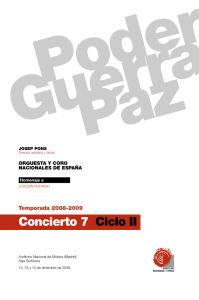 Concierto 7 Ciclo II - Orquesta y Coro Nacionales de España
