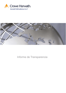 Informe de Transparencia 2013-2014 Horwath PLM Auditores, SLP
