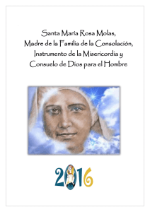 Santa María Rosa Molas, Madre de la Familia de la Consolación