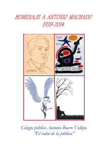 Libro homenaje a Antonio Machado del Colegio A
