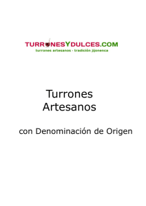 catálogo de turrones - turronesYdulces.com