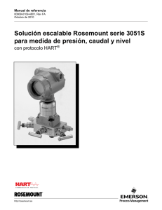 Solución escalable Rosemount serie 3051S para medida de