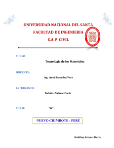 universidad nacional del santa facultad de ingenieria eap civil