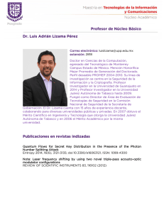 Dr. Lizama Pérez Luis Adrián - Universidad Politécnica de Pachuca