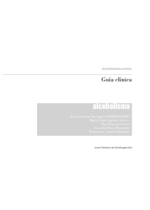 Guía Clínica Alcohol basada en la Evidencia 2007