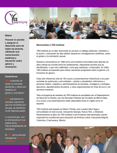 4-Pager En Espanol - the YES Institute