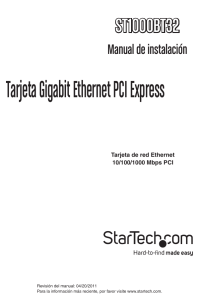 Tarjeta Gigabit Ethernet PCI Express