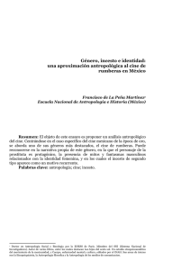 Género, incesto e identidad: una aproximación antropológica al cine