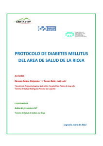 Protocolo Diabetes Mellitus - Sociedad Riojana de Hipertensión