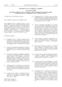 Reglamento (CE) no 370/2009 de la Comisión, de 6 de mayo de