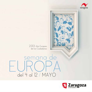 Semana de Europa - Escuela de Arte de Zaragoza