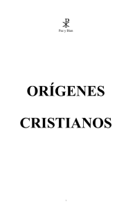 Orígenes cristianos (Mons. Carmelo Giaquinta)