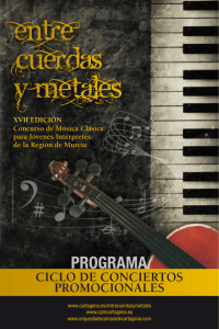 Conciertos Promocionales - Conservatorio de Música de Murcia