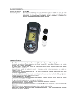 clorimetro digital características