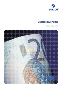 Condiciones generales del seguro de ahorro garantizado Zurich