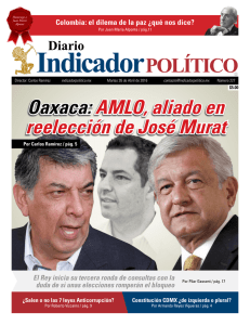 AMLO, aliado en reelección de José Murat