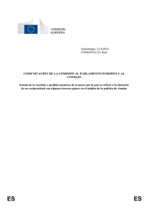 COMISIÓN EUROPEA Estrasburgo, 12.4.2016 COM