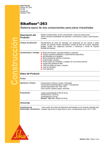 Sikafloor®-263 - Sika Uruguay SA