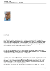 Goytisolo, Juan - Escritores.org
