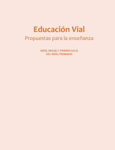 PRIMER GRADO (docentes) - Programa de Educación Vial