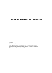 Medicina tropical en urgencias