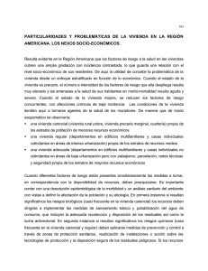 particularidades y problemáticas de la vivienda en la