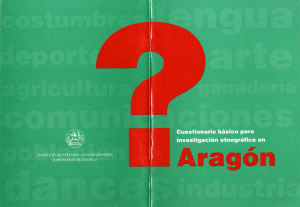 30.-Cuestionario básico para investigación etnográfica en Aragón