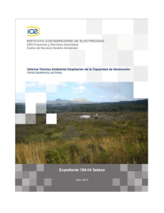 Informe Técnico Ambiental Ampliación PG Las Pailas