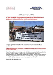2012 02 A dos años del terremoto protestas sociales