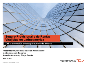 Seguro Previsional y de Rentas Vitalicias en Latinoamérica