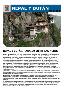 nepal y bután. paraíso entre las nubes