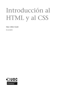 Introducción al HTML y al CSS, septiembre 2011