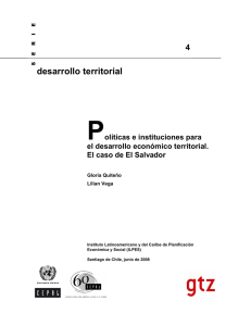 Desarrollo territorial - Comisión Económica para América Latina y el