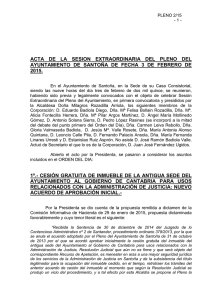 Pleno 03/02/2015 - Ayuntamiento de Santoña