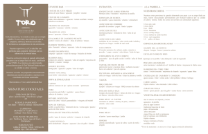 Toro Latin kitchen and bar menu cena espanol 210715