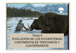 Tema 4 EVOLUCIÓN DE LOS ECOSISTEMAS