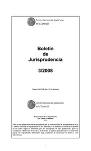 Boletín de Jurisprudencia 3/2008